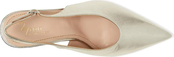 Naturalizer 27 Edit Elaine Women's Shoes Champagne Gold Leather : 9.5 W (C), Leather/Rubber - Image 2