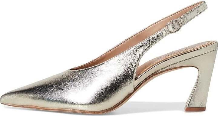 Naturalizer 27 Edit Elaine Women's Shoes Champagne Gold Leather : 9.5 W (C), Leather/Rubber - Image 6