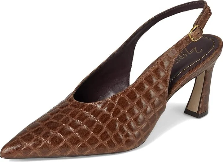 Naturalizer 27 Edit Elaine Women's Shoes English Tea Crocco : 6.5 M (B), Leather/Rubber - Image 5