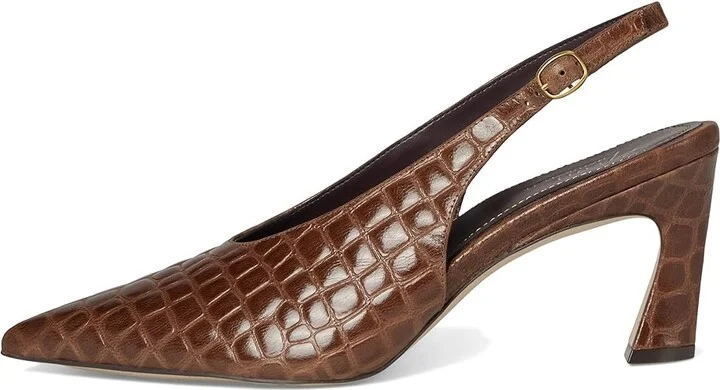 Naturalizer 27 Edit Elaine Women's Shoes English Tea Crocco : 6.5 M (B), Leather/Rubber - Image 6