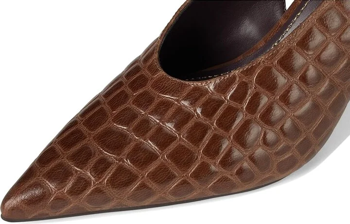 Naturalizer 27 Edit Elaine Women's Shoes English Tea Crocco : 6.5 M (B), Leather/Rubber - Image 7
