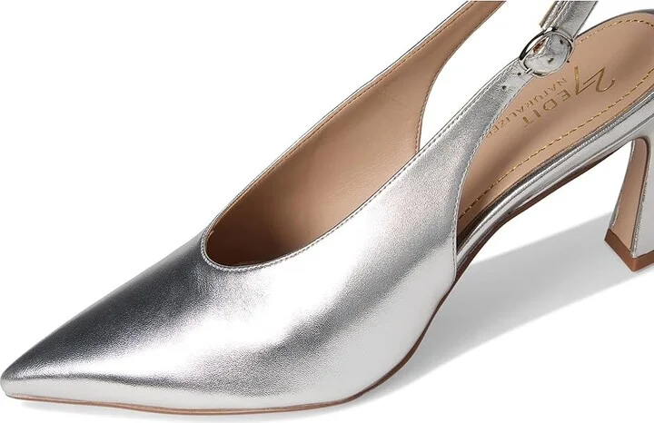 Naturalizer 27 Edit Elaine Women's Shoes Silver : 8 M (B), Leather/Rubber - Image 7