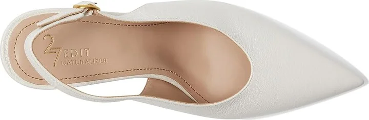 Naturalizer 27 Edit Elaine Women's Shoes Warm White Leather : 9.5 M (B), Leather/Rubber - Image 2