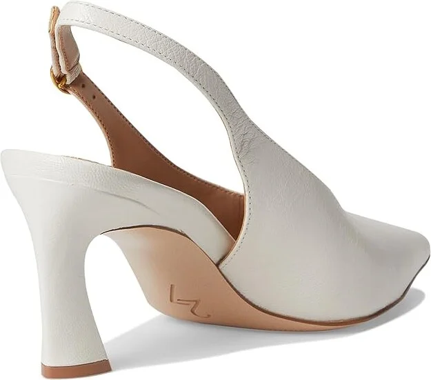 Naturalizer 27 Edit Elaine Women's Shoes Warm White Leather : 9.5 M (B), Leather/Rubber - Image 4