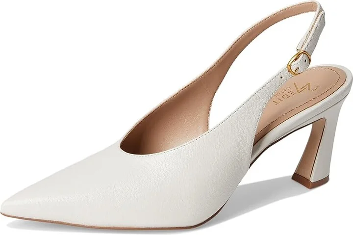 Naturalizer 27 Edit Elaine Women's Shoes Warm White Leather : 9.5 M (B), Leather/Rubber - Image 5