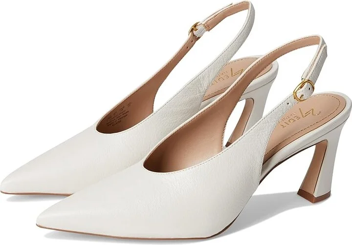 Naturalizer 27 Edit Elaine Women's Shoes Warm White Leather : 9.5 M (B), Leather/Rubber