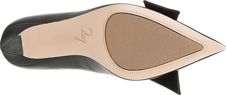 Naturalizer 27 Edit Emery-Bow High Women's Heels Black Leather : 11 M (B) - Image 3