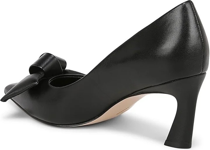 Naturalizer 27 Edit Emery-Bow High Women's Heels Black Leather : 11 M (B) - Image 4