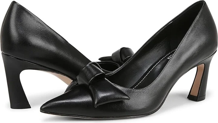Naturalizer 27 Edit Emery-Bow High Women's Heels Black Leather : 11 M (B) - Image 5