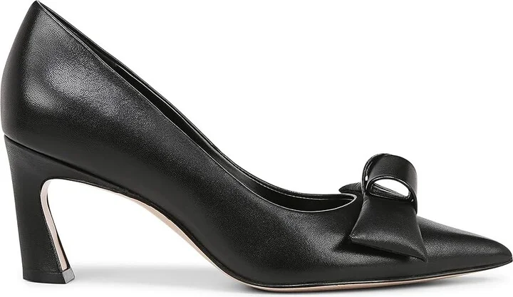 Naturalizer 27 Edit Emery-Bow High Women's Heels Black Leather : 11 M (B) - Image 7