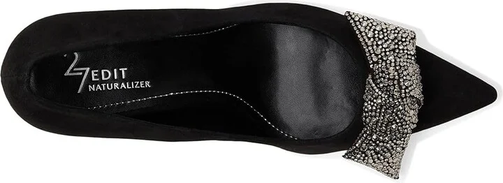 Naturalizer 27 Edit Emery-Bow2 High Women's Heels Black : 8.5 M (B), Leather/Rubber - Image 2