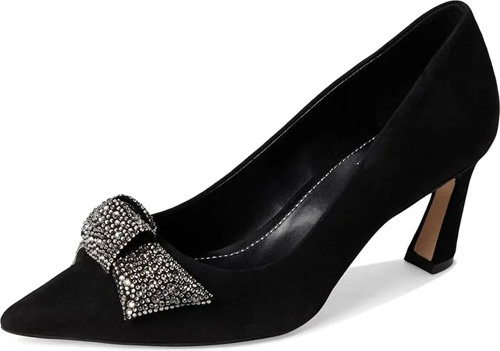 Naturalizer 27 Edit Emery-Bow2 High Women's Heels Black : 8.5 M (B), Leather/Rubber - Image 5
