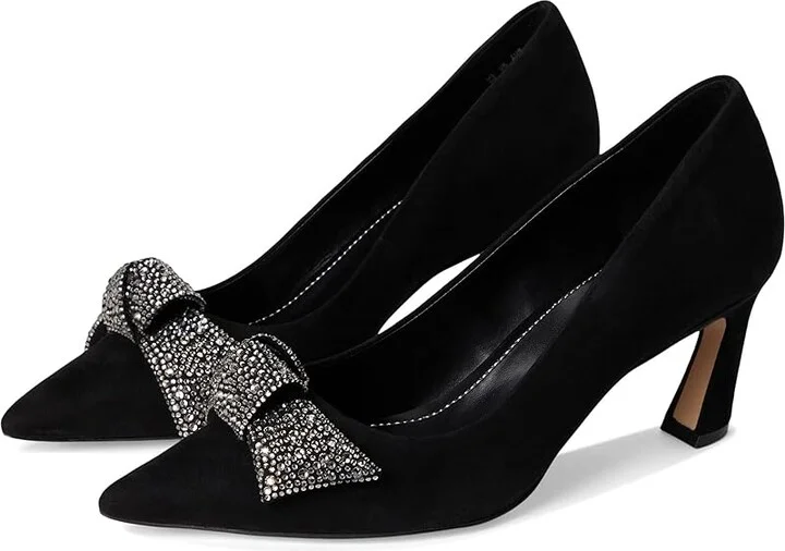 Naturalizer 27 Edit Emery-Bow2 High Women's Heels Black : 8.5 M (B), Leather/Rubber