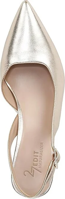 Naturalizer 27 Edit Felicia Women's Shoes Champagne Leather : 8 M (B) - Image 2