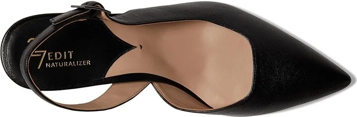 Naturalizer 27 Edit Felicia4 High Women's Heels Black Leather : 9.5 M (B), Leather/Suede - Image 2