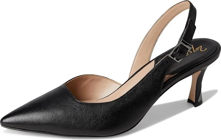 Naturalizer 27 Edit Felicia4 High Women's Heels Black Leather : 9.5 M (B), Leather/Suede - Image 5
