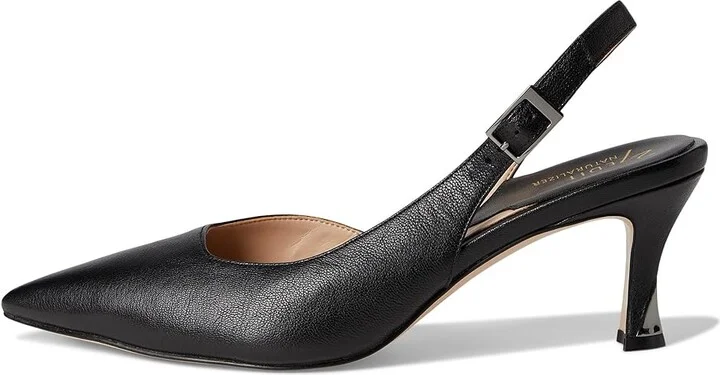 Naturalizer 27 Edit Felicia4 High Women's Heels Black Leather : 9.5 M (B), Leather/Suede - Image 6