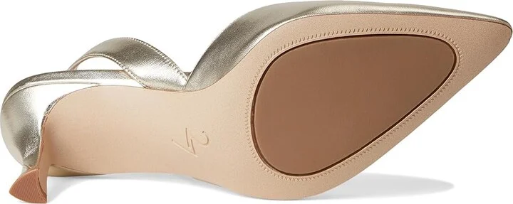 Naturalizer 27 Edit Felicia4 High Women's Heels Champagne Leather : 7.5 W (C), Leather/Suede - Image 3
