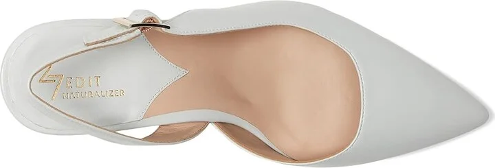 Naturalizer 27 Edit Felicia4 High Women's Heels Digital Mist Grey Leather : 11 W (C), Leather/Suede - Image 2