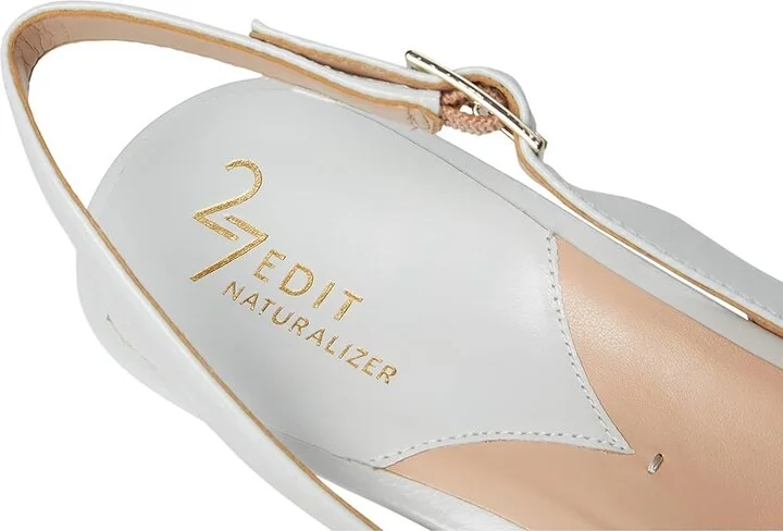 Naturalizer 27 Edit Felicia4 High Women's Heels Digital Mist Grey Leather : 11 W (C), Leather/Suede - Image 7