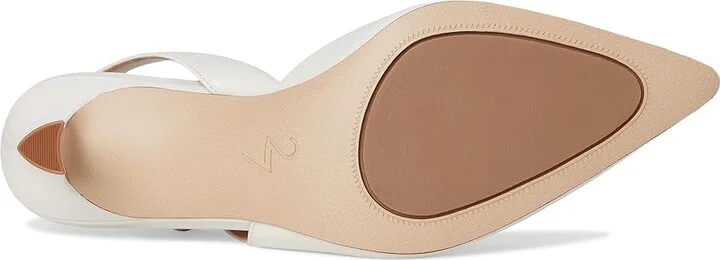 Naturalizer 27 Edit Felicia4 High Women's Heels Warm White Leather : 7.5 M (B), Leather/Suede - Image 3