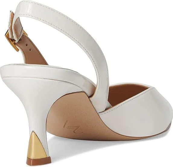 Naturalizer 27 Edit Felicia4 High Women's Heels Warm White Leather : 7.5 M (B), Leather/Suede - Image 4