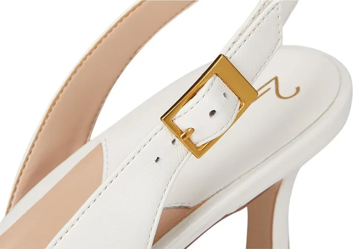 Naturalizer 27 Edit Felicia4 High Women's Heels Warm White Leather : 7.5 M (B), Leather/Suede - Image 7