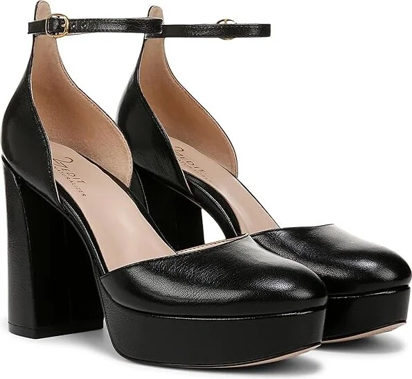 Naturalizer 27 Edit Giovanna Women's Shoes Black Leather 1 : 12 M (B)