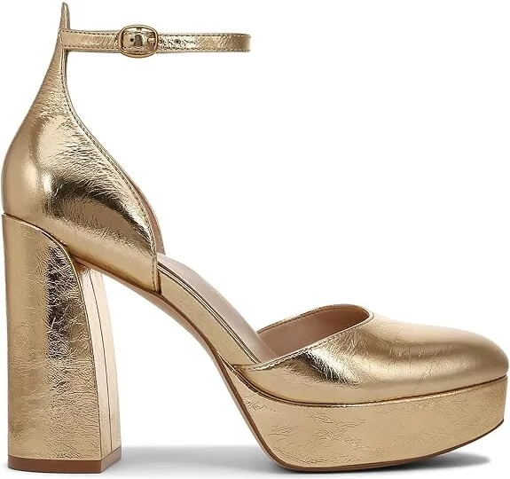 Naturalizer 27 Edit Giovanna Women's Shoes Dark Gold Leather : 11 M (B) - Image 5