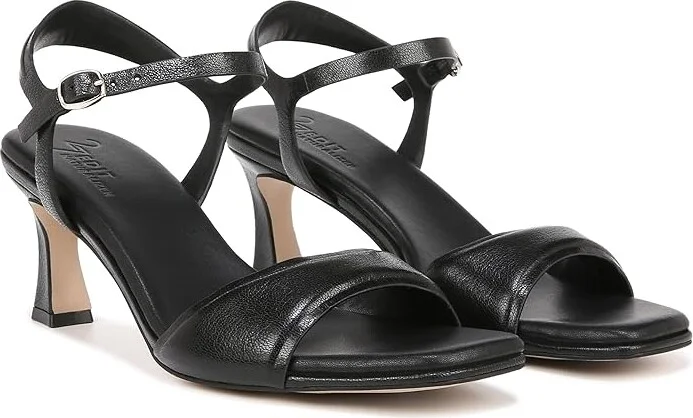 Naturalizer 27 Edit Grace Ankle Straps Women's Sandals Black Leather : 9.5 M (B), Leather/Rubber