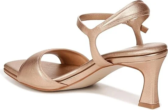 Naturalizer 27 Edit Grace Ankle Straps Women's Sandals Rose Gold Leather : 7 W (C), Leather/Rubber - Image 4