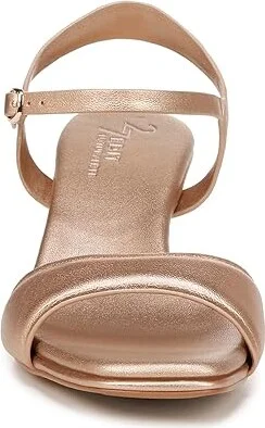Naturalizer 27 Edit Grace Ankle Straps Women's Sandals Rose Gold Leather : 7 W (C), Leather/Rubber - Image 5