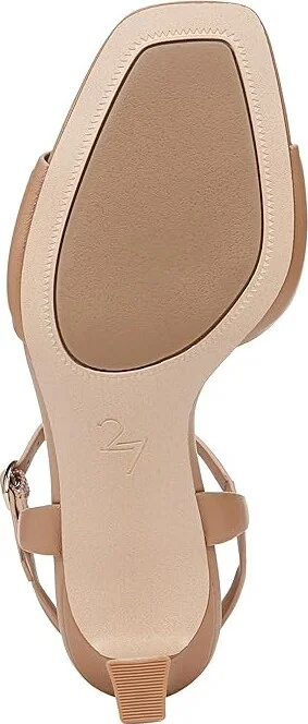 Naturalizer 27 Edit Grace Ankle Straps Women's Sandals Taupe Leather : 9 W (C), Leather/Rubber - Image 3