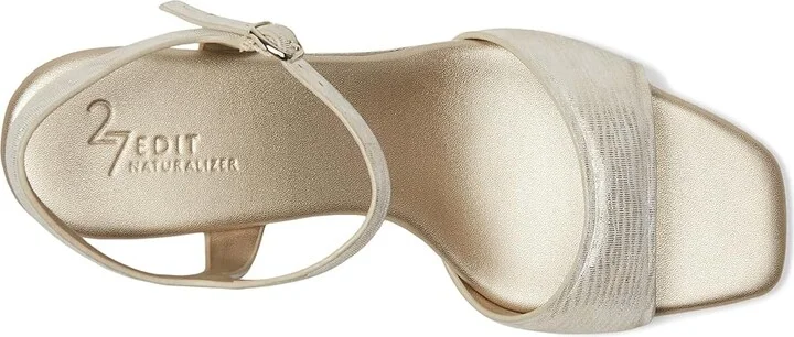 Naturalizer 27 Edit Grace Women's Sandals Warm Silver Leather : 9.5 M (B) - Image 2