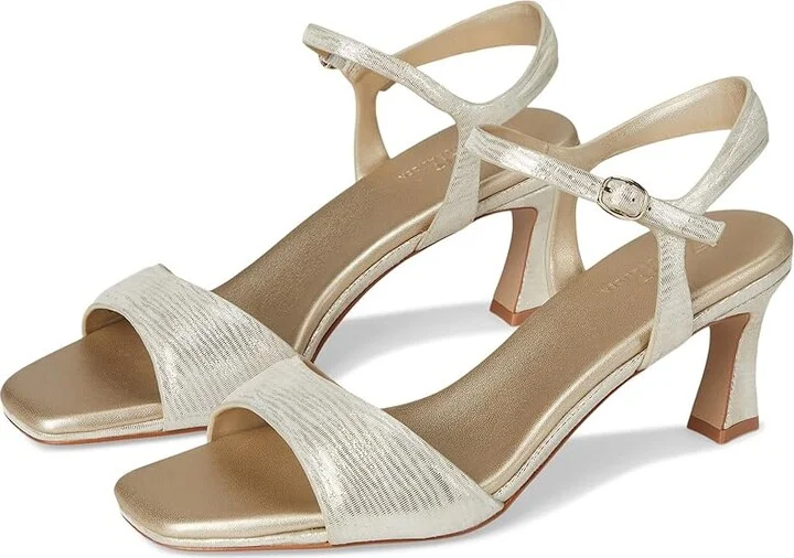 Naturalizer 27 Edit Grace Women's Sandals Warm Silver Leather : 9.5 M (B)
