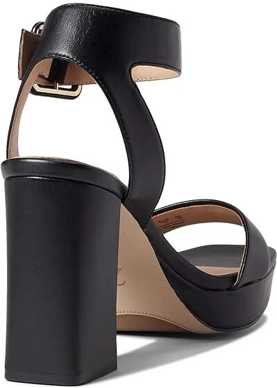 Naturalizer 27 Edit Jaselle Women's Sandals Black Leather 1 : 11 M (B) - Image 4