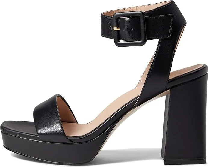 Naturalizer 27 Edit Jaselle Women's Sandals Black Leather 1 : 11 M (B) - Image 5