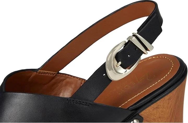 Naturalizer 27 Edit Kirsten Women's Wedge Shoes Black : 9 M (B), Leather - Image 7