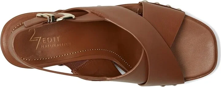 Naturalizer 27 Edit Kirsten Women's Wedge Shoes English Tea : 6.5 M (B), Leather - Image 2