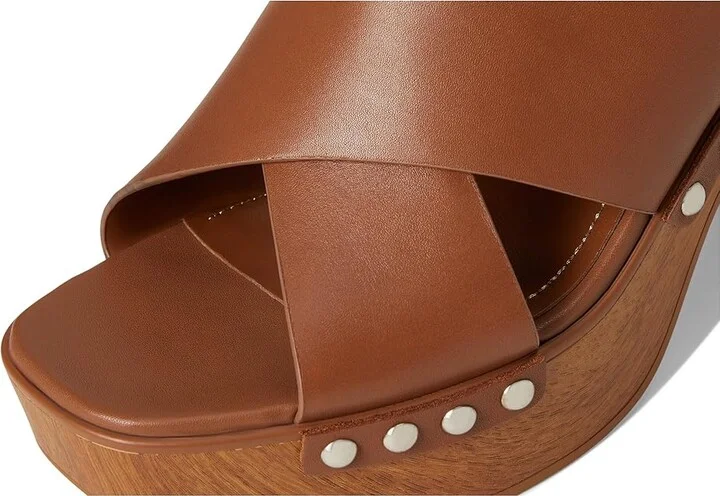 Naturalizer 27 Edit Kirsten Women's Wedge Shoes English Tea : 6.5 M (B), Leather - Image 7