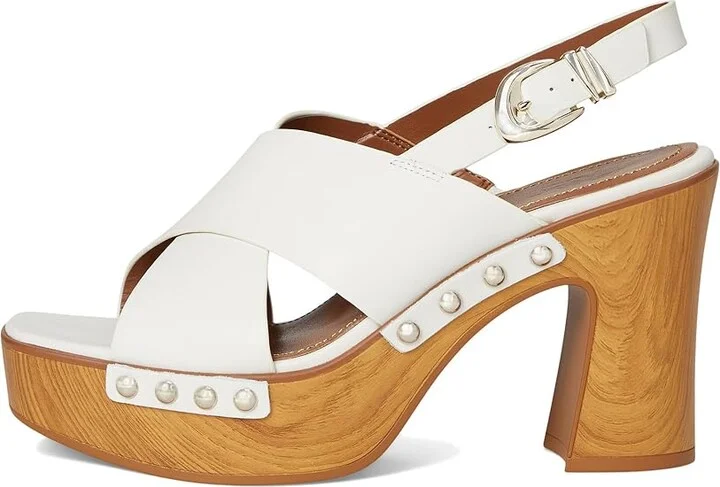 Naturalizer 27 Edit Kirsten Women's Wedge Shoes Warm White : 11 M (B), Leather - Image 6