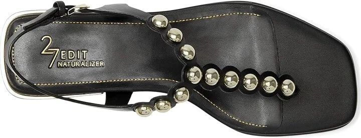 Naturalizer 27 Edit Nara Women's Wedge Shoes Black Leather : 7 M (B) - Image 2