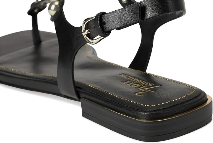 Naturalizer 27 Edit Nara Women's Wedge Shoes Black Leather : 7 M (B) - Image 7