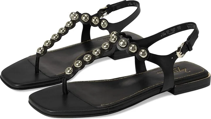 Naturalizer 27 Edit Nara Women's Wedge Shoes Black Leather : 7 M (B)