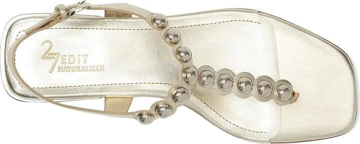 Naturalizer 27 Edit Nara Women's Wedge Shoes Champagne : 7.5 M (B), Leather - Image 2