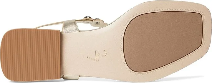 Naturalizer 27 Edit Nara Women's Wedge Shoes Champagne : 7.5 M (B), Leather - Image 3
