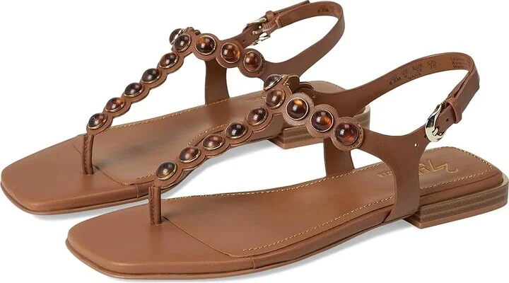Naturalizer 27 Edit Nara Women's Wedge Shoes English Tea : 6.5 M (B), Leather