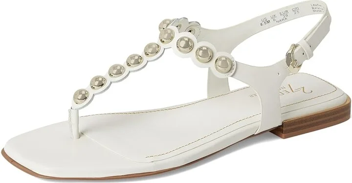 Naturalizer 27 Edit Nara Women's Wedge Shoes Warm White Leather : 8 M (B) - Image 5