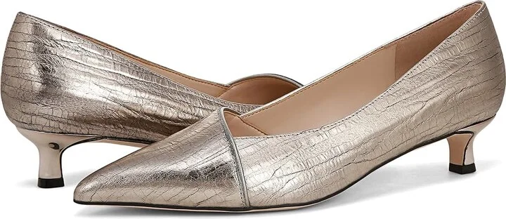 Naturalizer 27 Edit Nova High Women's Heels Pewter Leather : 8.5 M (B) - Image 5