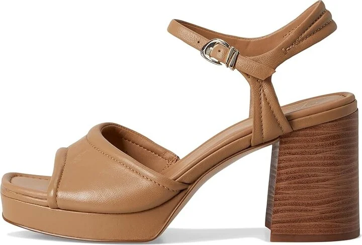 Naturalizer 27 Edit Paloma Women's Wedge Shoes Birchwood : 7.5 M (B), Leather - Image 6